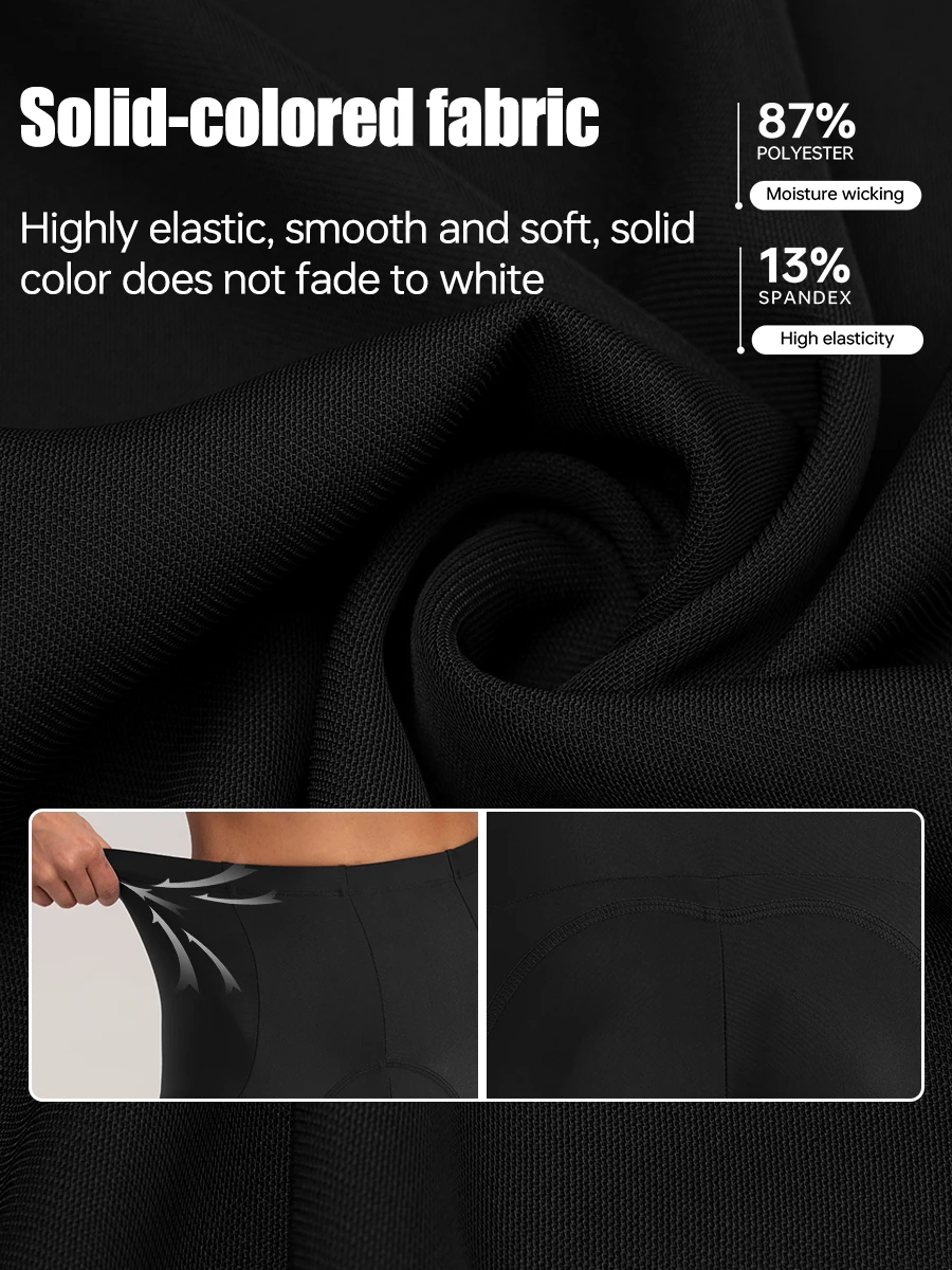 PHMAX Women's Cycling Shorts 5D SILICONE Padded Women Road MTB Bike Cycling Shorts Pants  with Pocket Pro Bicycle Shorts