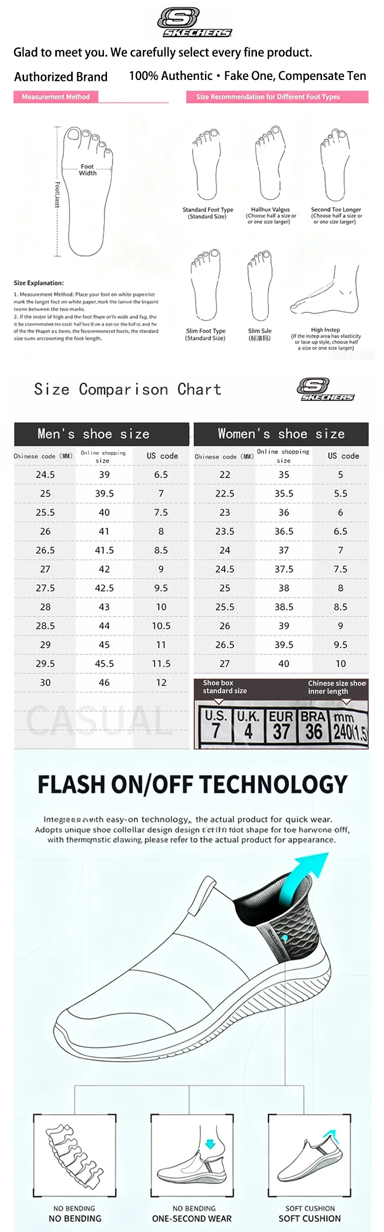 Skechers 8790000-BBK Men's Slip-On Comfort Walking OTHERS Shoes - Lightweight Durable Casual Sneakers