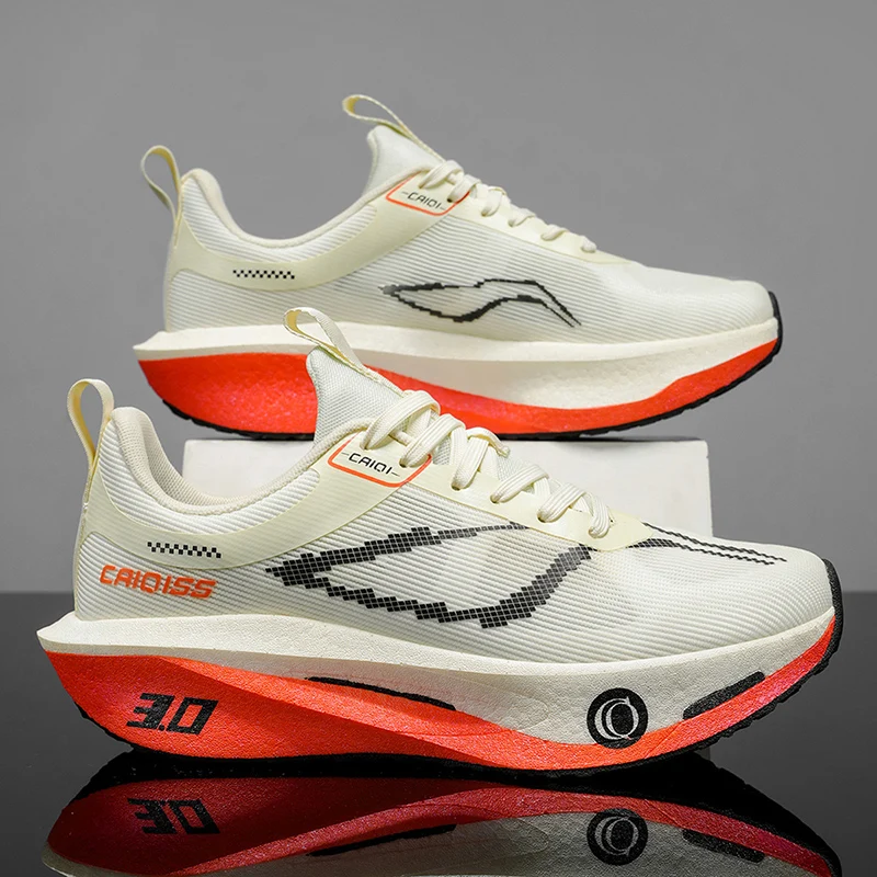 Running Shoes Carbon Board Marathon Men Sports Speciality Breathable Lightweight Women's Comfortable Athletic Outdoor Sneakers