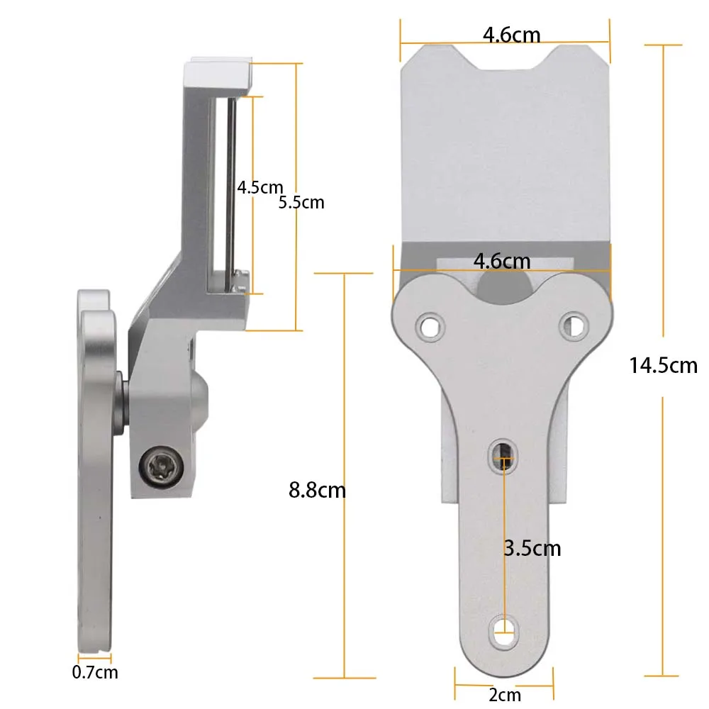 Adjustable Drop Leg Carry Platform Aluminum Tactical Y-Plate Pistol Holster Adapter For IPSC and IDPA Competition Holsters
