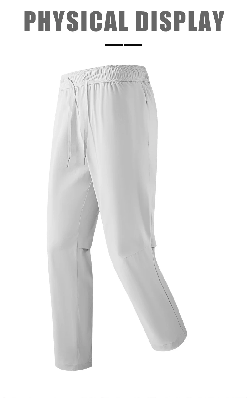 EUMERGX Men's Women's Hiking Pants Summer Trekking Mountaineering Waterproof Pants Unisex Lightweight Quick Dry Baggy Sweatpants