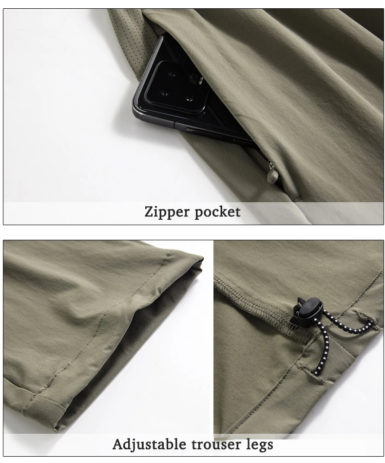 EUMERGX Men's Women's Hiking Pants Summer Trekking Mountaineering Waterproof Pants Unisex Lightweight Quick Dry Baggy Sweatpants