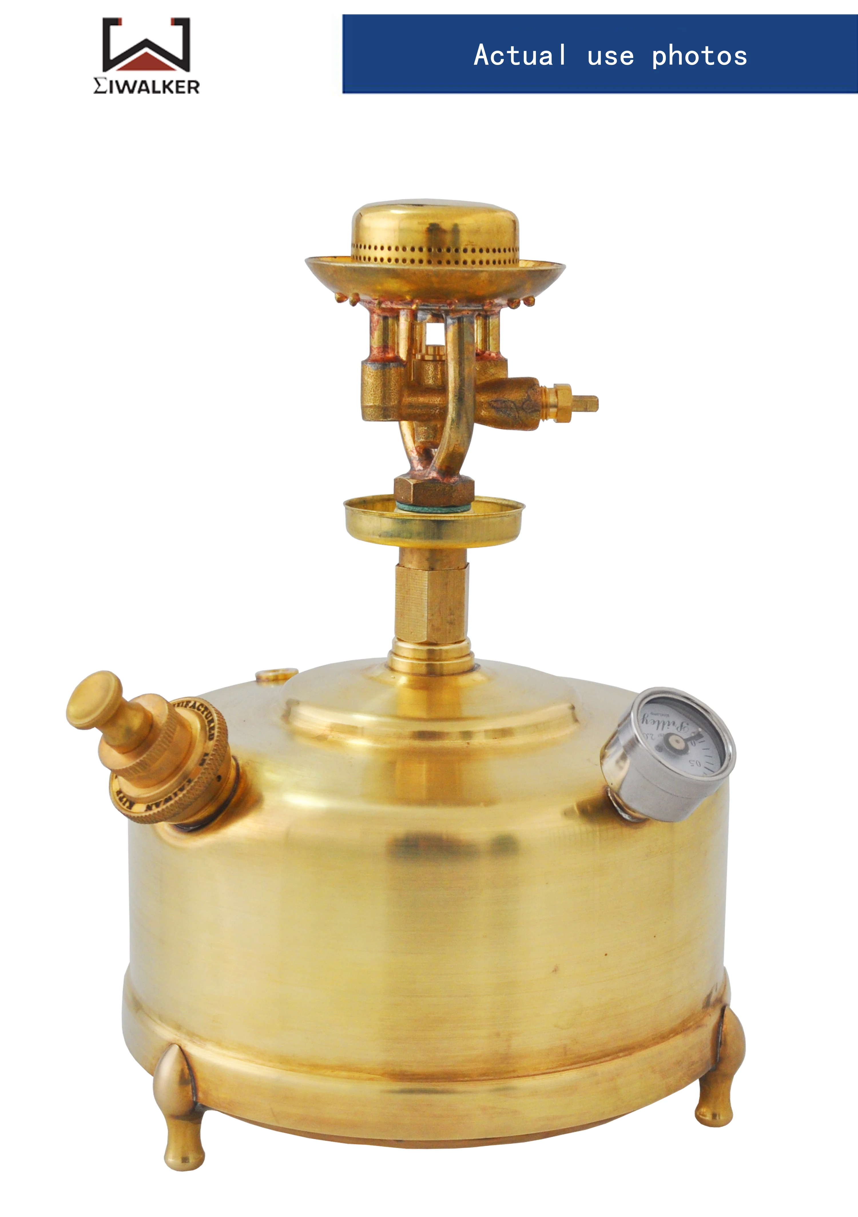 IWALKER Paraffin Stove, Diesel Stove Valve, Silent Cap, Outdoor Camping Stove Burner, European Specifications, M14.6 * 0.75