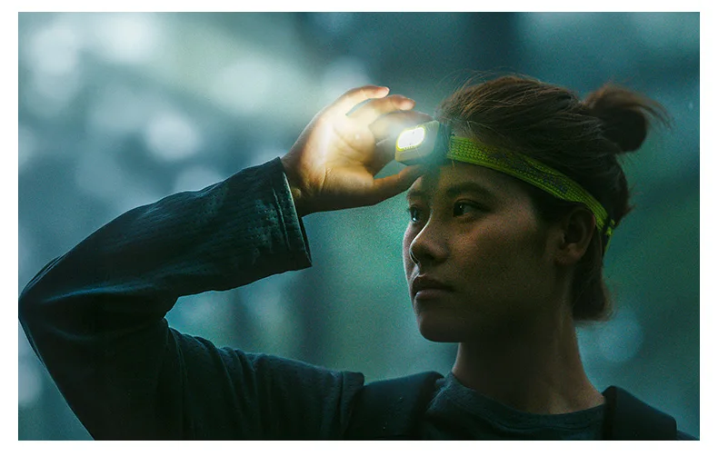 Naturehike Rechargeable Fishing LED Headlamp Camping Headlight IP66 Waterproof Ultra Light Lamp Outdoor Emergency Lantern
