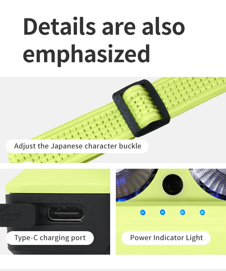 Naturehike Rechargeable Fishing LED Headlamp Camping Headlight IP66 Waterproof Ultra Light Lamp Outdoor Emergency Lantern