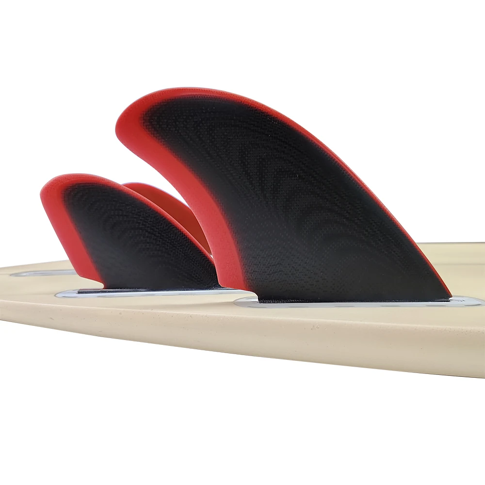 UPSURF FUTURE Fins | Fiberglass Quad/Twin Fins Set for Single Tab | Surfboard Stabilizer (Includes Twin Keel Fins) | 2/4 Fins