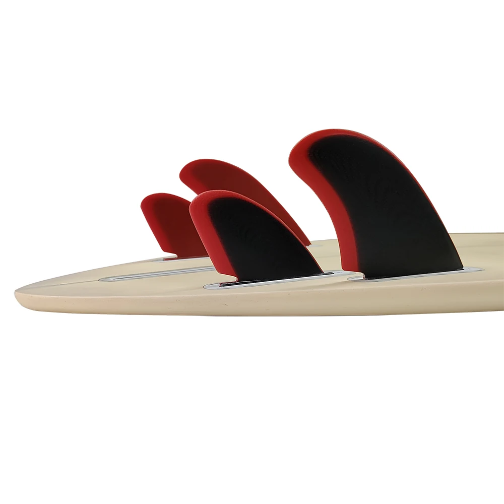 UPSURF FUTURE Fins | Fiberglass Quad/Twin Fins Set for Single Tab | Surfboard Stabilizer (Includes Twin Keel Fins) | 2/4 Fins