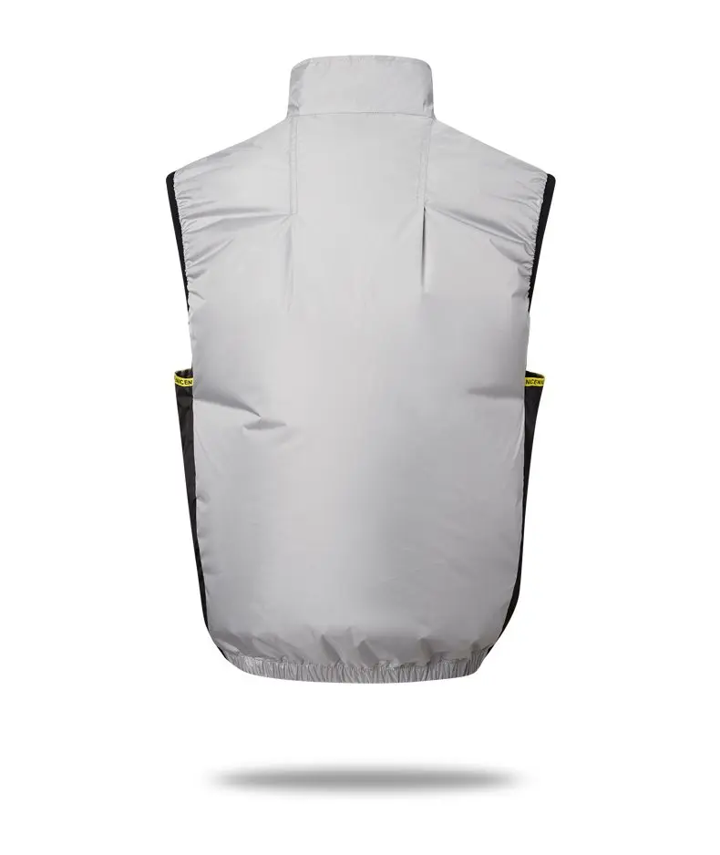 Cooling Fan Air Condition Clothing, Lightweight Sun Protection Windbreaker Vest, Outdoor Sports Fishing Work Jacket for Men Wome