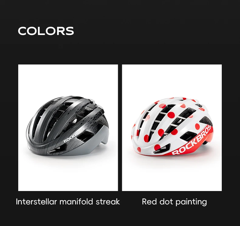 ROCKBROS Bicycle Helmet Ultralight Cycling Helmet Safety Cap for Women Men Racing Bike Equipments Road MTB Adult Bike Helmets
