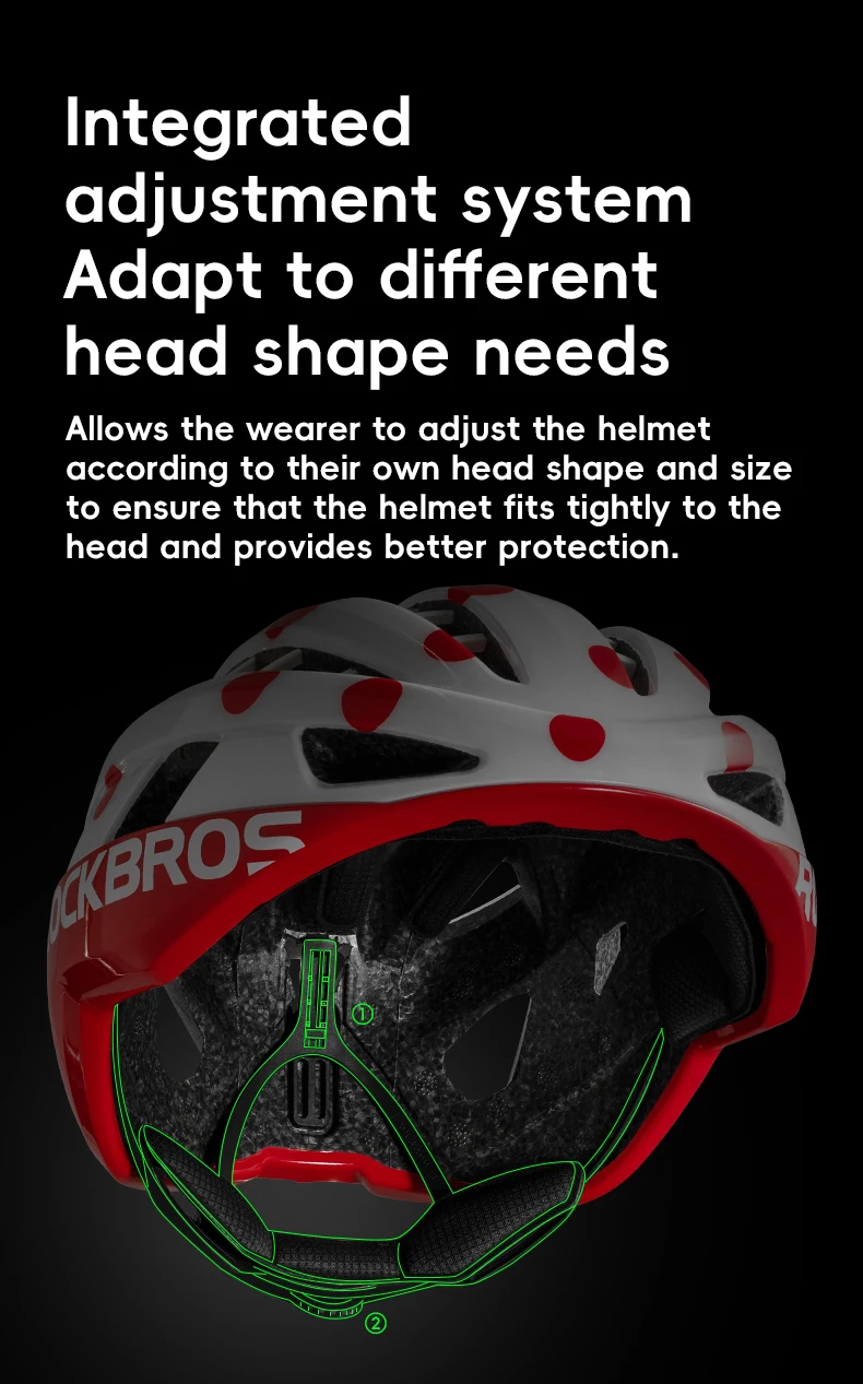 ROCKBROS Bicycle Helmet Ultralight Cycling Helmet Safety Cap for Women Men Racing Bike Equipments Road MTB Adult Bike Helmets