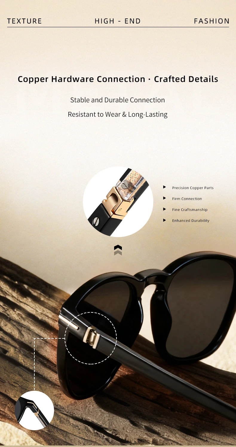 Unisex Polarized Sunglasses TR90 Frame UV400 TAC Lens Retro Round Black Full Frame Fashion Driving Shades