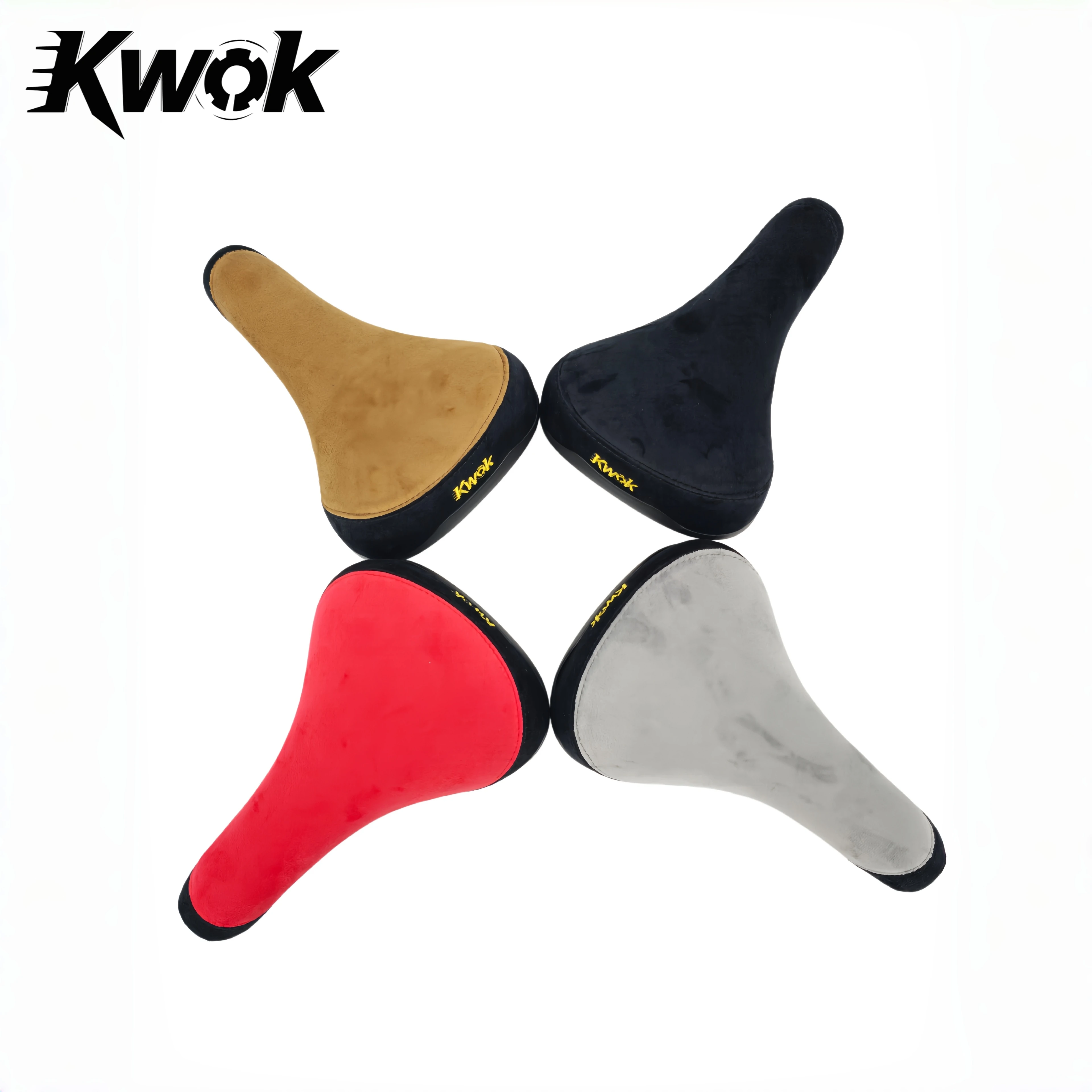 BMX Saddles BMX Bike Saddle Dirt Jump Bike Seat Freestyle Racing Cruiser Fiber Cloth Ultralight Soft Comfortable Bicycle Saddle