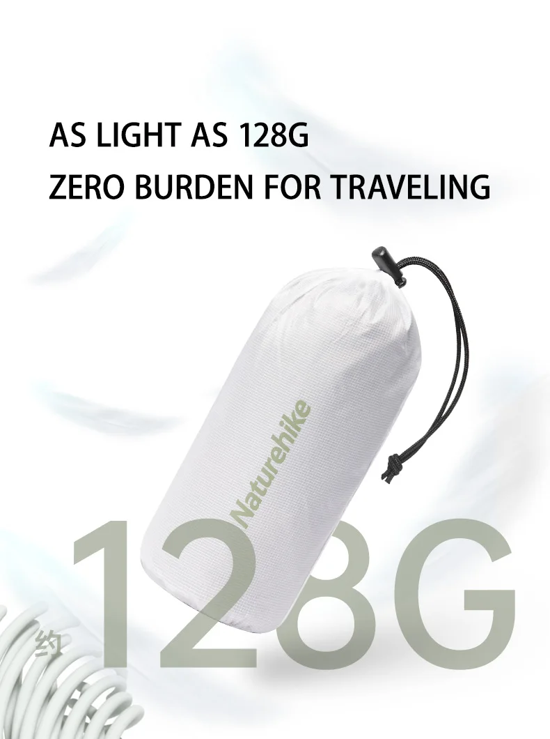 Naturehike Sleeping Bag Liner 128g Ultralight Outdoor Travel Hiking Single Sleeping Bag Liner Travel Blanket Inner Sleeping Bag