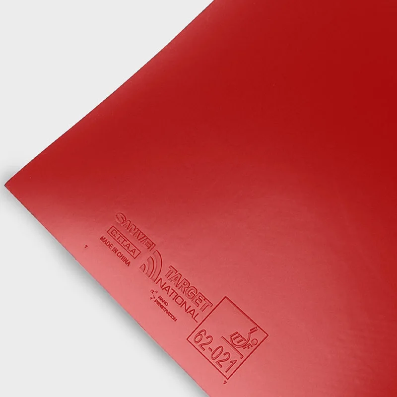 SANWEI TARGET NATIONAL Advanced Table Tennis Rubber - Premium Natural Rubber Formulation with High-Density Blue Sponge