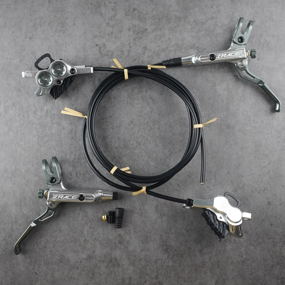 ZRACE M1 X2 / X4 MTB Hydraulic Brake,Full CNC Lightweight, MTB Oil Pressure Disc Brake Set, Front and Rear MTB Brake