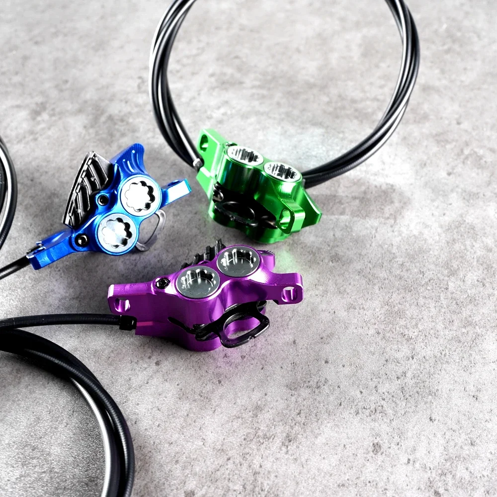 ZRACE M1 X2 / X4 MTB Hydraulic Brake,Full CNC Lightweight, MTB Oil Pressure Disc Brake Set, Front and Rear MTB Brake
