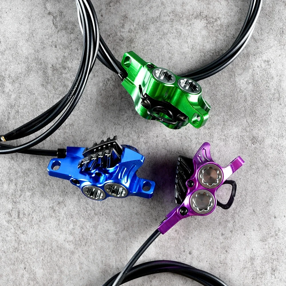 ZRACE M1 X2 / X4 MTB Hydraulic Brake,Full CNC Lightweight, MTB Oil Pressure Disc Brake Set, Front and Rear MTB Brake