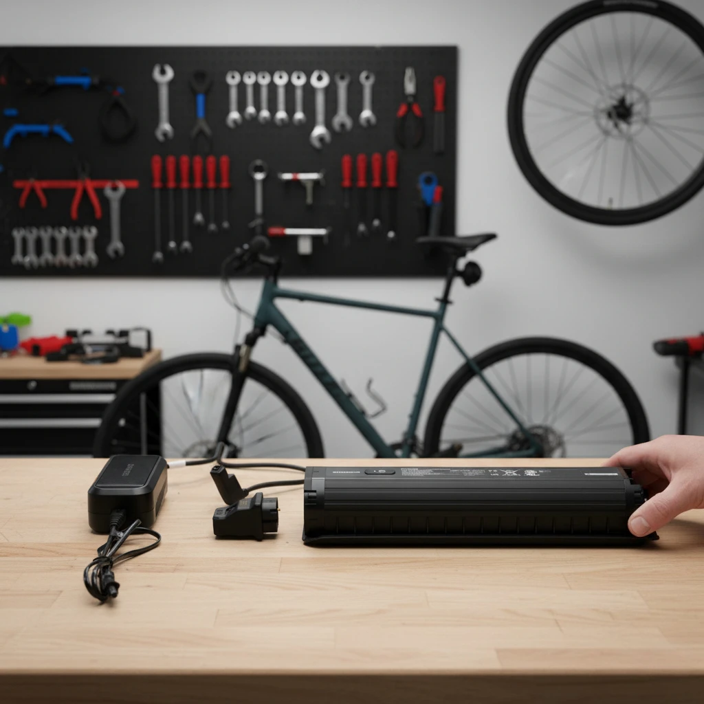 Bike Bicycle SM-BTE80 Charging Adapter for Shimano STEPS Battery BT-E8035/E8036/EN805/EN806 with EC-E6000/E6002/E8004 Charger