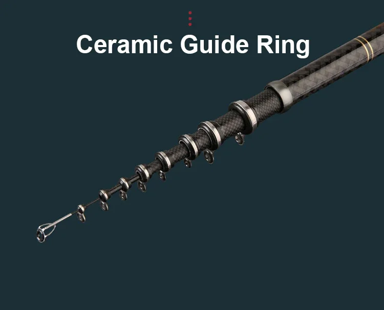 Rocky Fishing Rod Ultralight Weight Spinning Fishing Rod Carbon Fiber 3.6M 4.5M 5.4M 6.3M 7.2M Fishing Rod Tackle Carp Stream