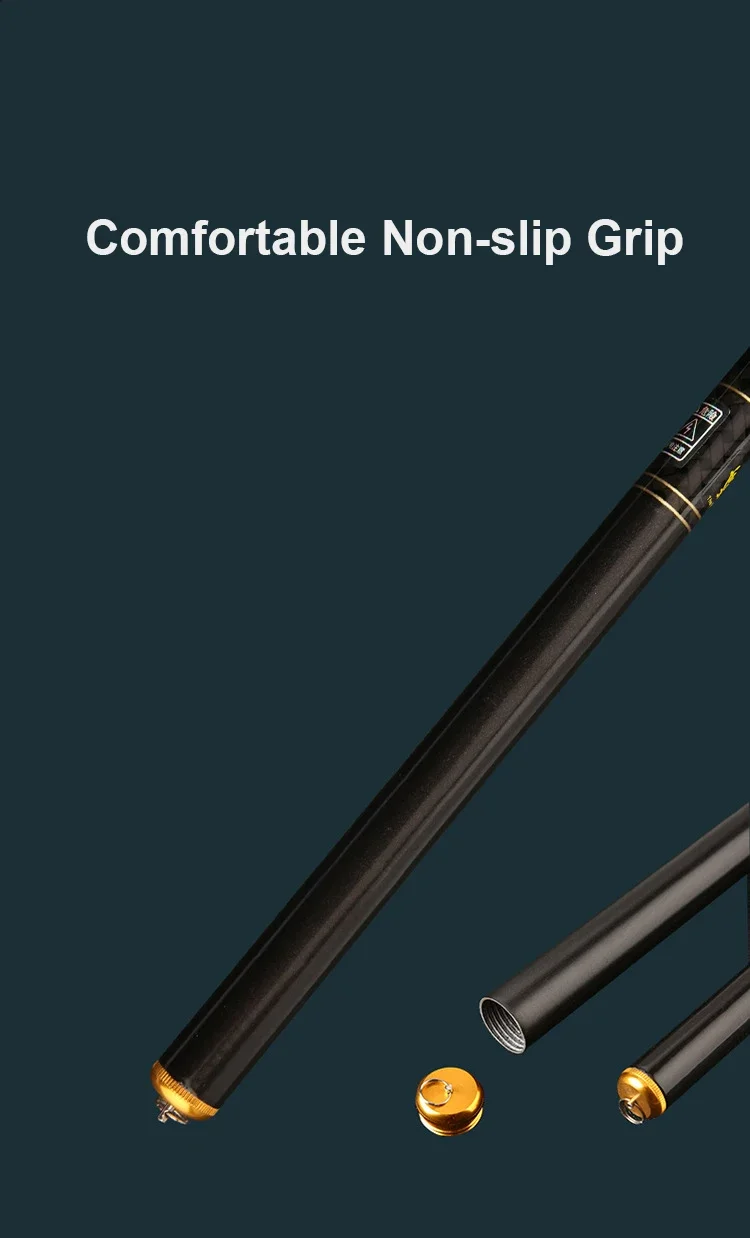 Rocky Fishing Rod Ultralight Weight Spinning Fishing Rod Carbon Fiber 3.6M 4.5M 5.4M 6.3M 7.2M Fishing Rod Tackle Carp Stream