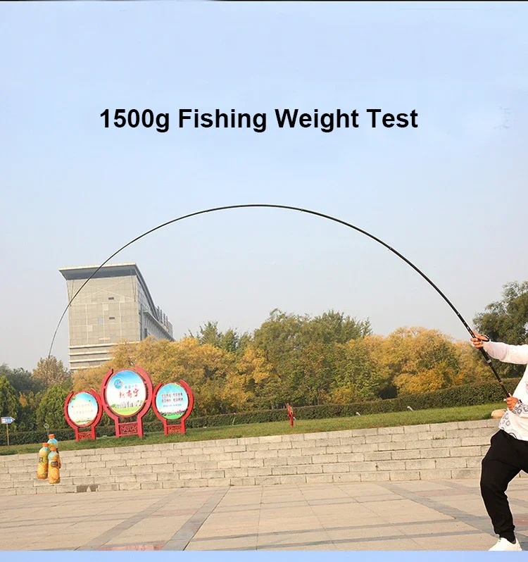 Rocky Fishing Rod Ultralight Weight Spinning Fishing Rod Carbon Fiber 3.6M 4.5M 5.4M 6.3M 7.2M Fishing Rod Tackle Carp Stream