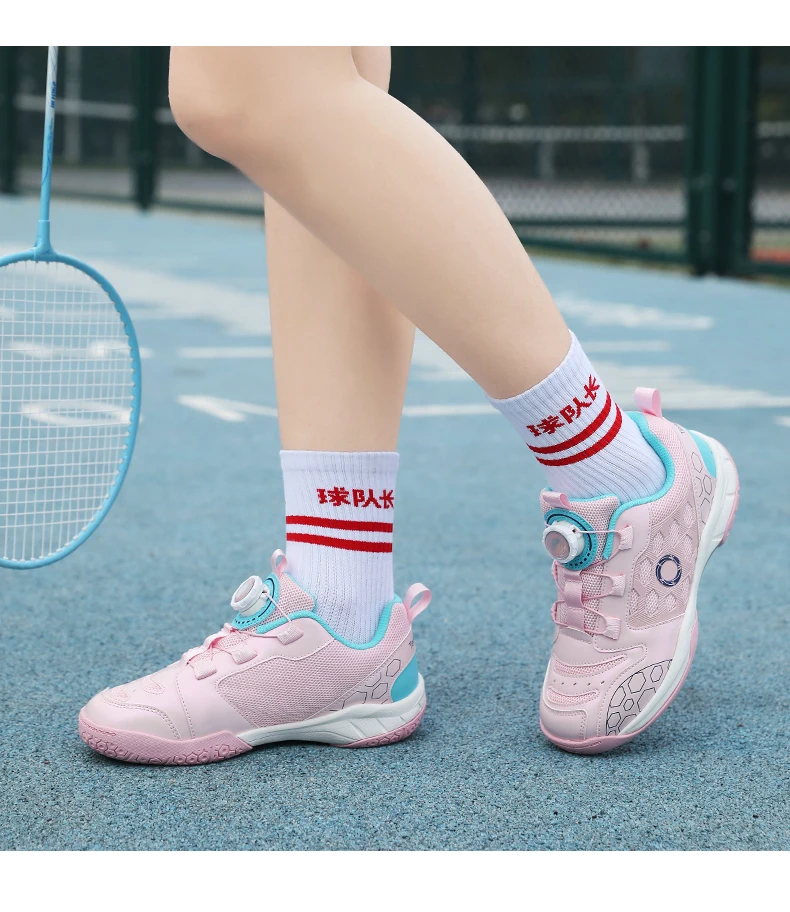 Men's Table Tennis Shoes, Women's Badminton Shoes, Student Fashion Sports Shoes, Using the Boa System, Lightweight Non-Slip Indoor Court Training Shoes, Tennis Running Shoes (Sizes 31-40)