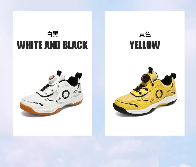 Men's Table Tennis Shoes, Women's Badminton Shoes, Student Fashion Sports Shoes, Using the Boa System, Lightweight Non-Slip Indoor Court Training Shoes, Tennis Running Shoes (Sizes 31-40)