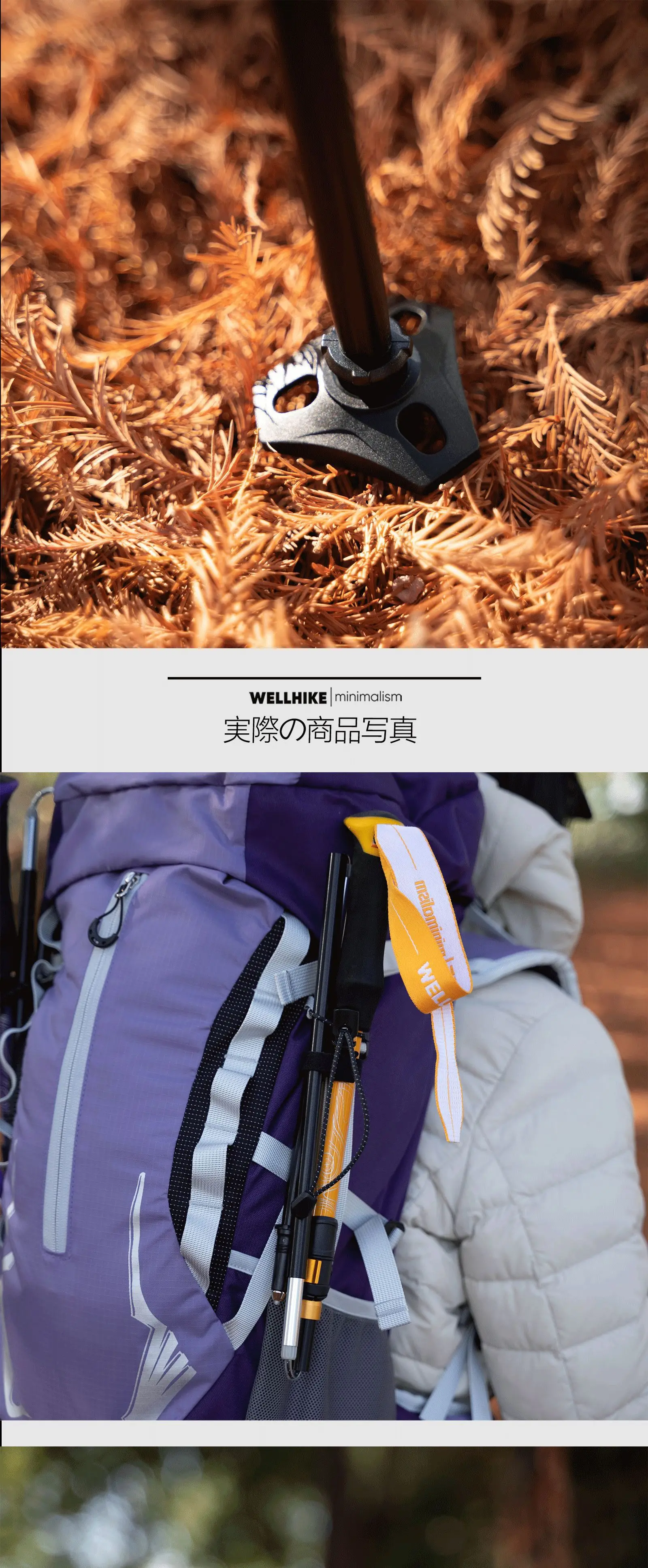 Hiking Poles Three Sections of Aluminum Pole for Mountaineering Hiking Skiing Travel Poles Climbing Trekking Poles Hiking Stick
