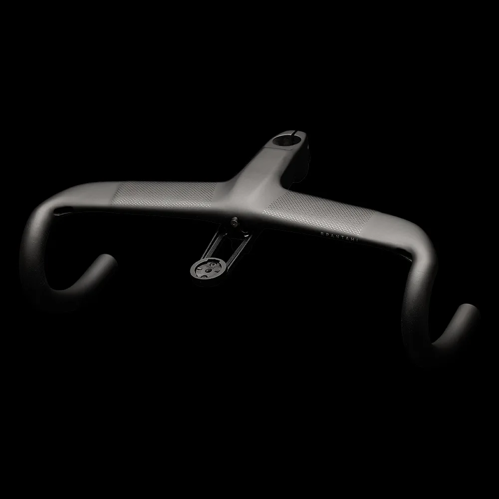 Road Bike Bent Handlebar Full Carbon 360-440mm -10° Integrated Cockpit Bars 28.6mm Racing Speed Internal Wiring Reduce Drop Bar