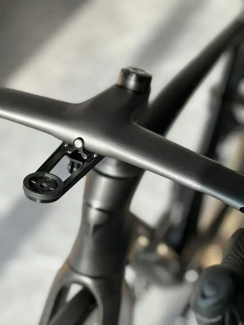 Road Bike Bent Handlebar Full Carbon 360-440mm -10° Integrated Cockpit Bars 28.6mm Racing Speed Internal Wiring Reduce Drop Bar