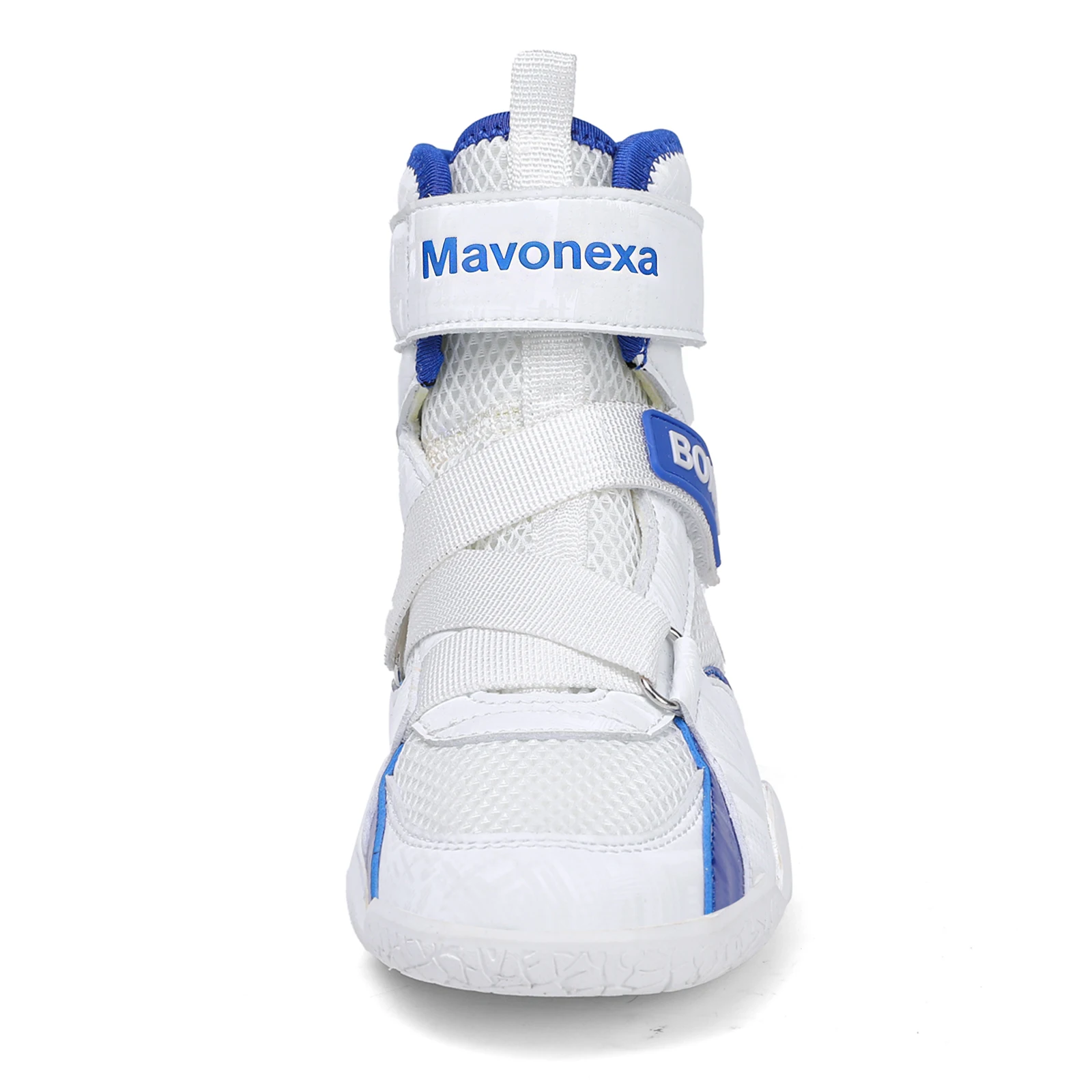 661 Men High Top Boxing Shoes Breathable Mesh Teen Wrestling Shoes Anti-slip Fitness Training Sneakers Professional Sport Shoes