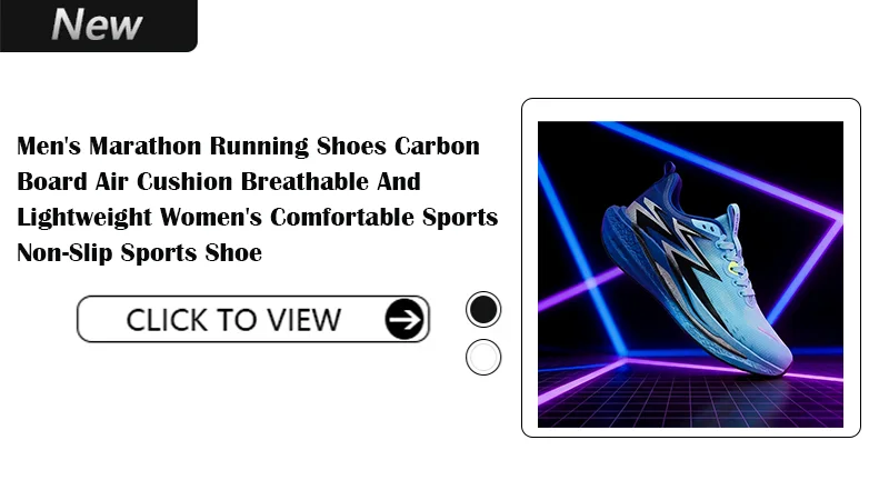 Men's Carbon Plate Running Shoes Breathable Stable Lightweight for Marathon Men Women Professional Racing Cushioned Anti Slip
