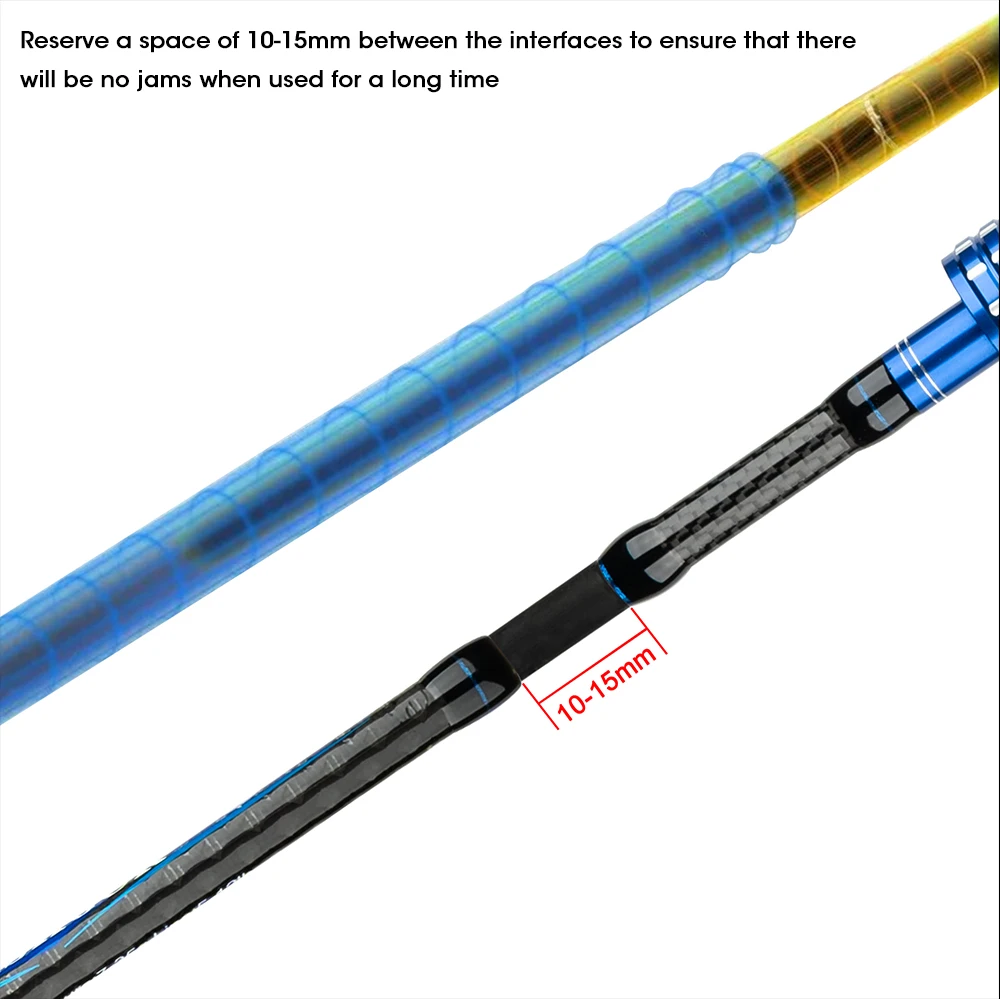 BIUTIFU Casting Spinning Lure Fishing Rods 1.68/2.1/2.4/2.7/3.0/3.3m 2Tips Baitcasting 3-80g Carbon Pole For Bass Seabass Trout