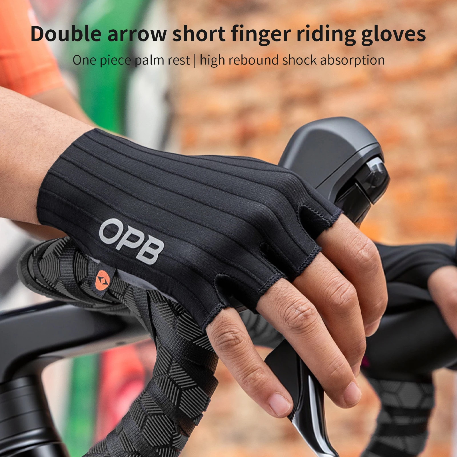 TOSUOD Half Finger Bike Gloves Shock-Absorbing Cycling Breathable Anti-Slip Bicycle Gloves Summer Exercise Gloves