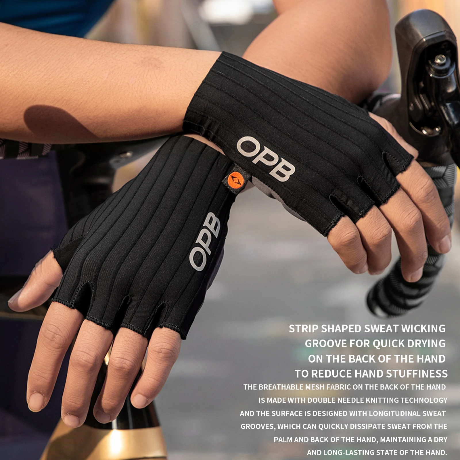 TOSUOD Half Finger Bike Gloves Shock-Absorbing Cycling Breathable Anti-Slip Bicycle Gloves Summer Exercise Gloves