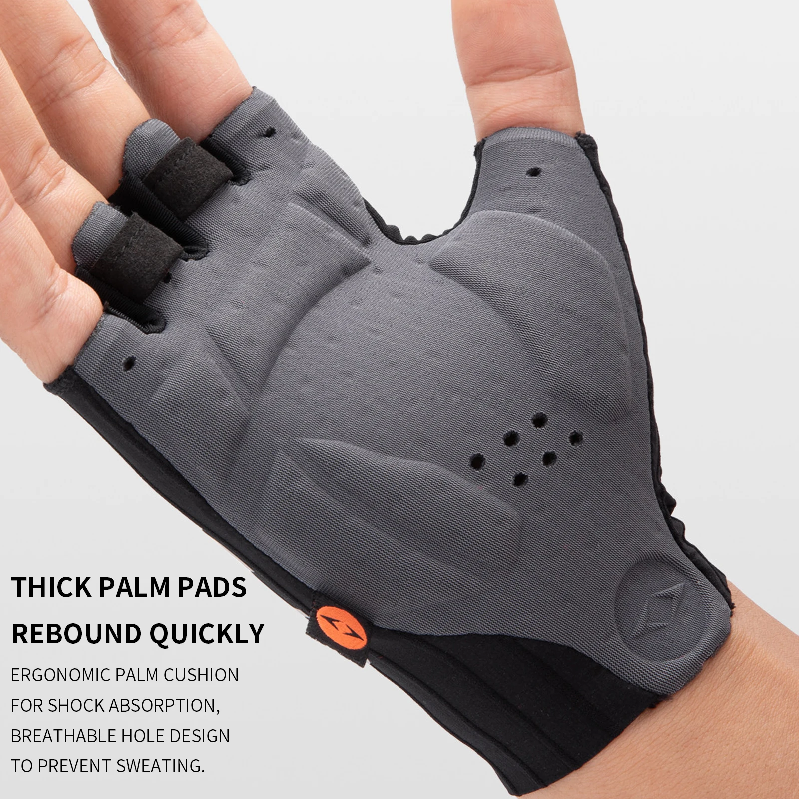 TOSUOD Half Finger Bike Gloves Shock-Absorbing Cycling Breathable Anti-Slip Bicycle Gloves Summer Exercise Gloves