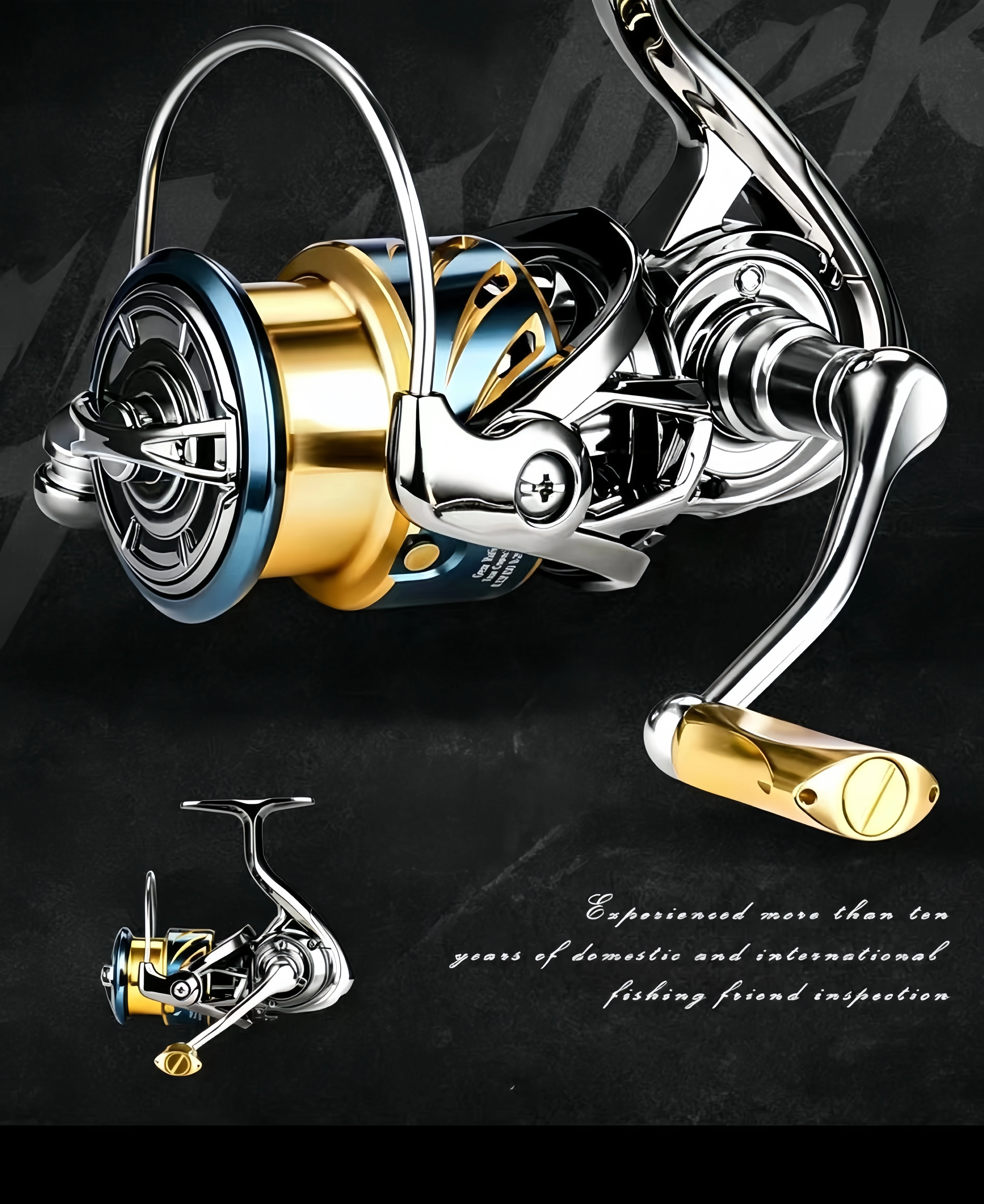 Okuma Brand New Arrival Saltwater Fishing Reel Spinning 1000-500 9+1BB 5.1:1 Max Drag 10-20KG Water-Proof Reels