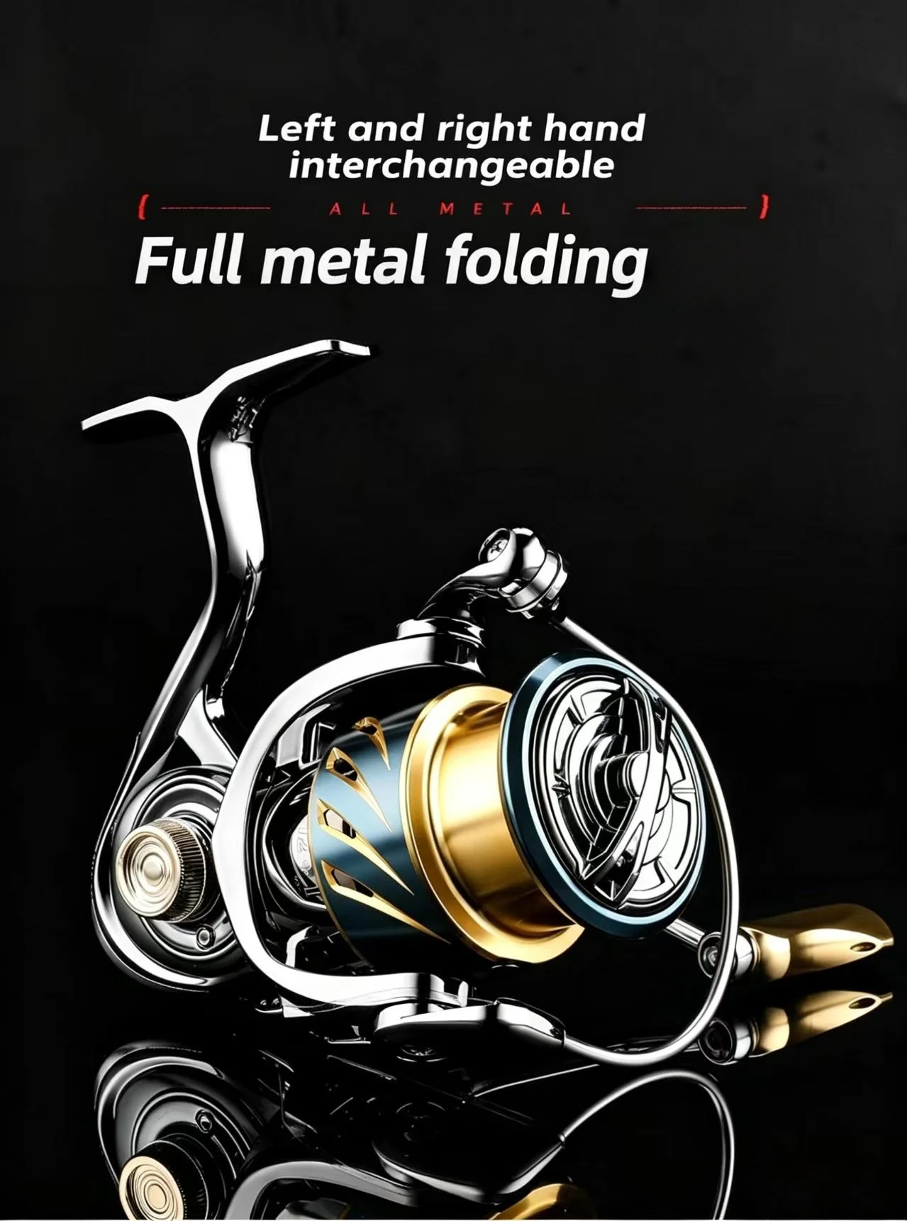 Okuma Brand New Arrival Saltwater Fishing Reel Spinning 1000-500 9+1BB 5.1:1 Max Drag 10-20KG Water-Proof Reels