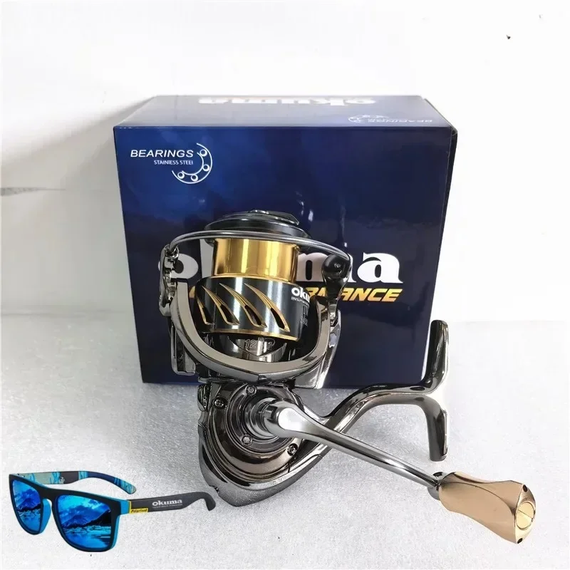 Okuma Brand New Arrival Saltwater Fishing Reel Spinning 1000-500 9+1BB 5.1:1 Max Drag 10-20KG Water-Proof Reels