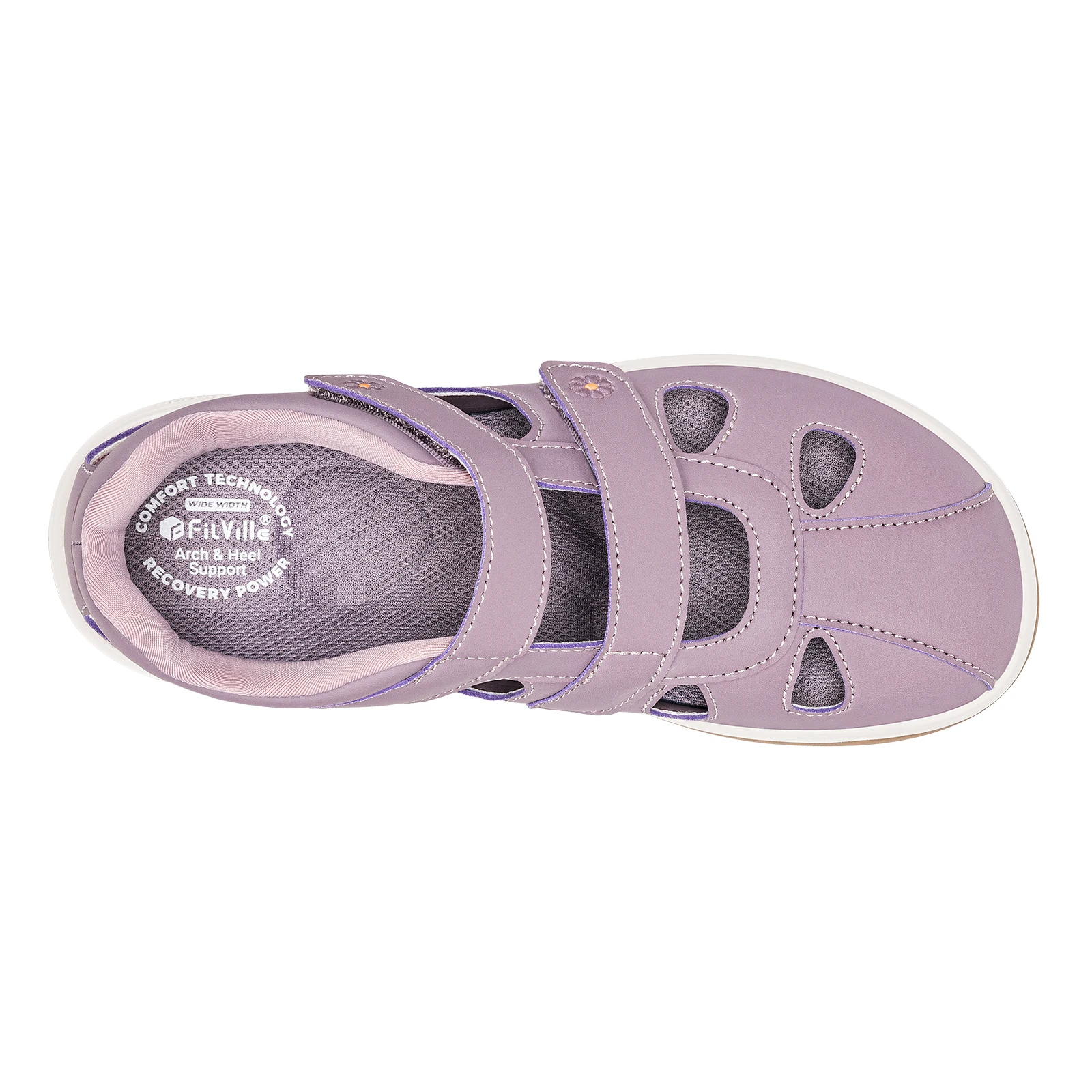 FitVille Women's Summer Sandals Wide Beach Sandal Comfort Walking Diabetic Shoes for Women Arch Support Slippers Swollen Feet