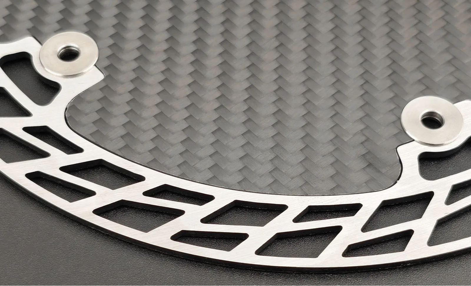 Ultra Light Carbon Fiber Bicycle Disc Brake Rotor 140mm 160mm 180mm 6-Bolt Center Lock Floating Brake Disc Stainless Steel Heat