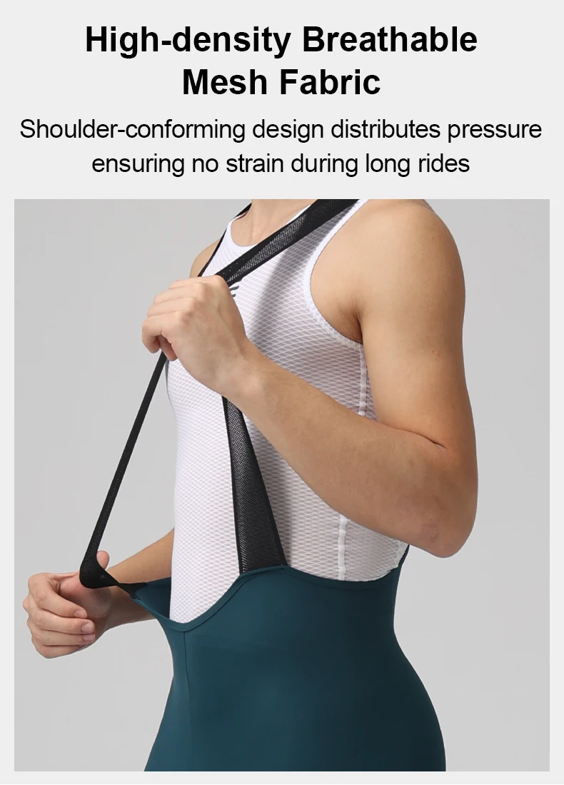 INBIKE Men's Bib Shorts Summer Professional Cycling Suspenders Shorts Bike Riding Underwear Breathable Comfortable Cycling Gear