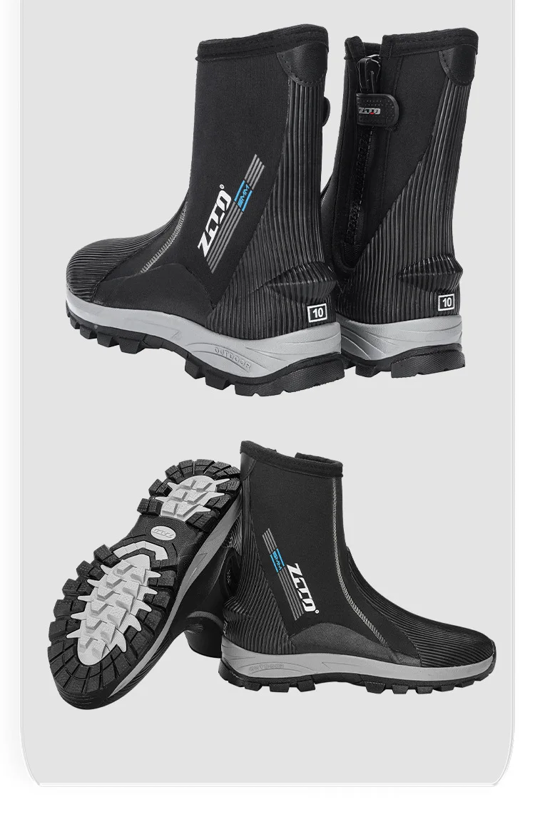 ZCCO 5MM Neoprene Diving Boots Wear-resistant Upstream Shoes Windsurf Underwater Fishing Kitesurf Beach Shoes Equipment