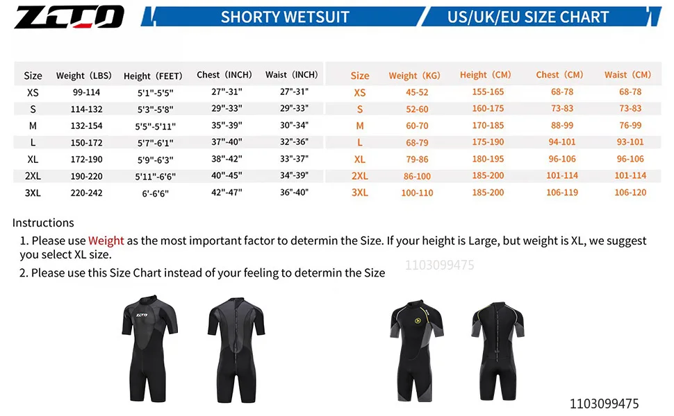 ZCCO Men's Wetsuits 1.5/3mm Premium Neoprene Back Zip Shorty Dive Skin for Spearfishing Snorkel Surf Canoeing Scuba Diving Suits
