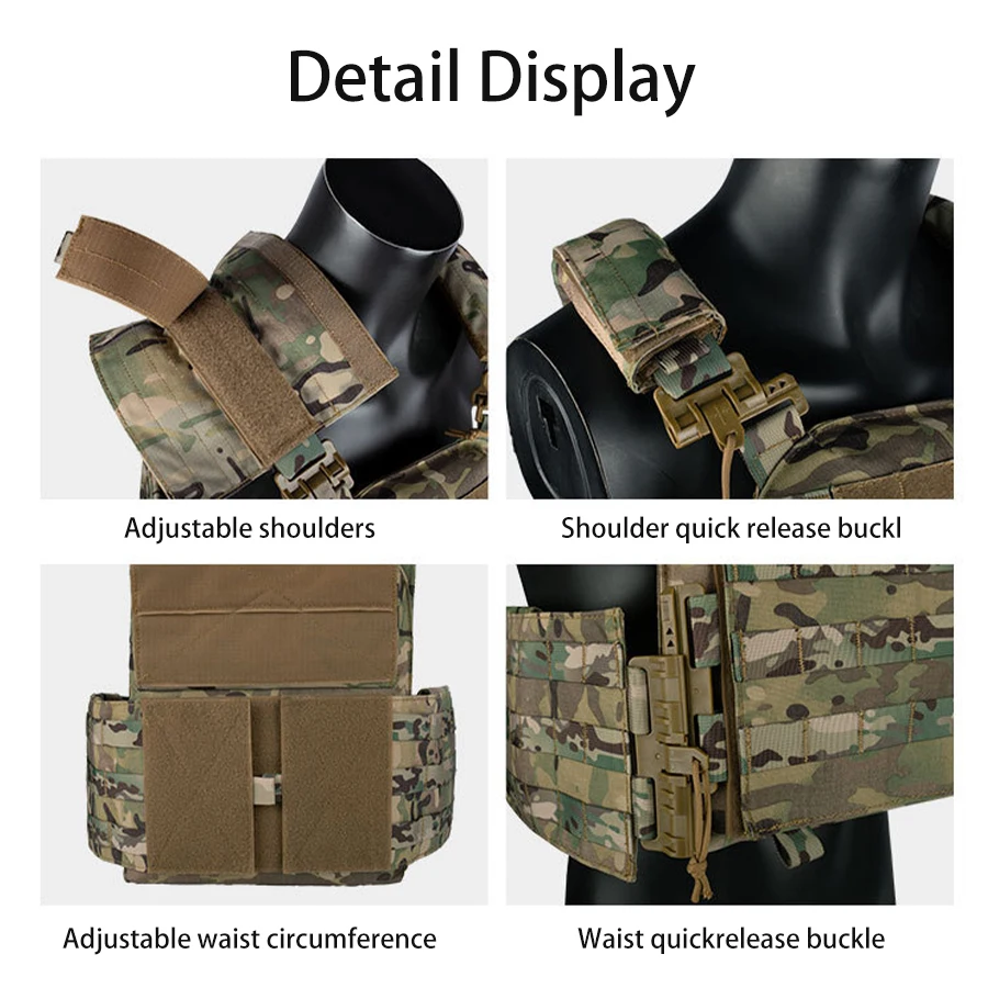 YAKEDA multifunctional portable hunting vest with 1.5L water bag and built-in water bag compartment at the back