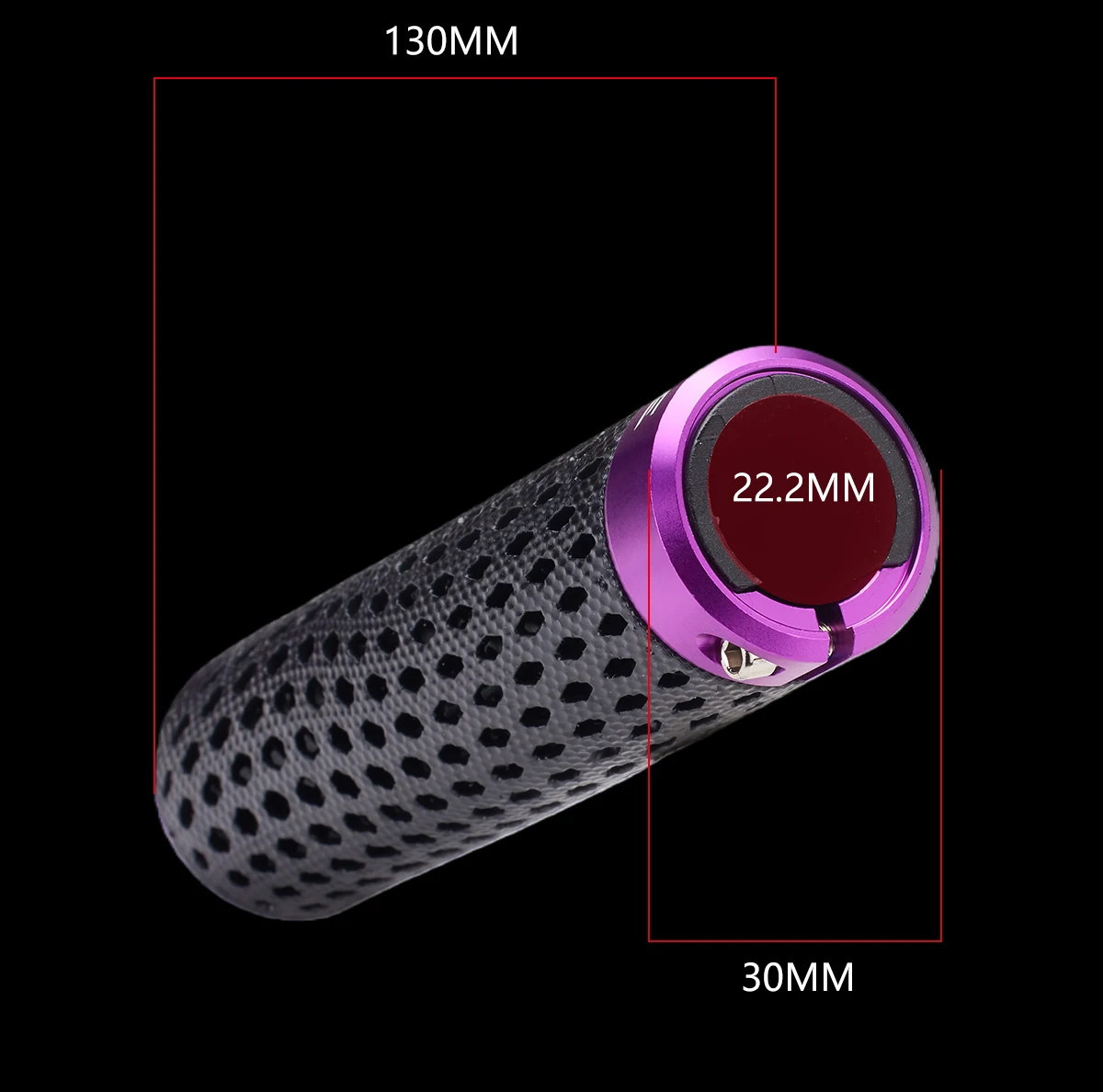 RECEVE Folding Bike Grips 3D Printing Bicycle Handles Grips BMX Cuffs Ergonomics With Aluminum Alloy Handlebar Cap For Brompton