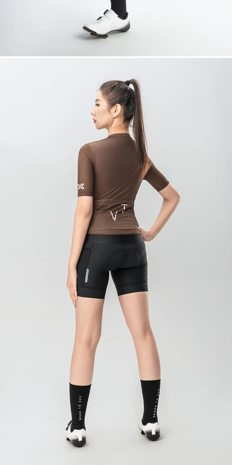 ROCKBROS TVI Summer Cycling Jerseys Women Breathable Quick Dry Short Sleeves Sports Run Bike T-shirts MTB Road Bicycle Base Tops