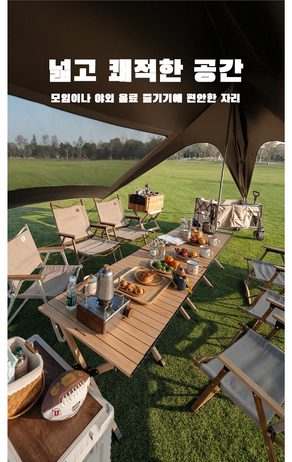 Naturehike Canopy Tent Blackout Sun Protection Titanium Black Film Waterproof Camping Sun Shelters Quick Setup Sunshade Awning