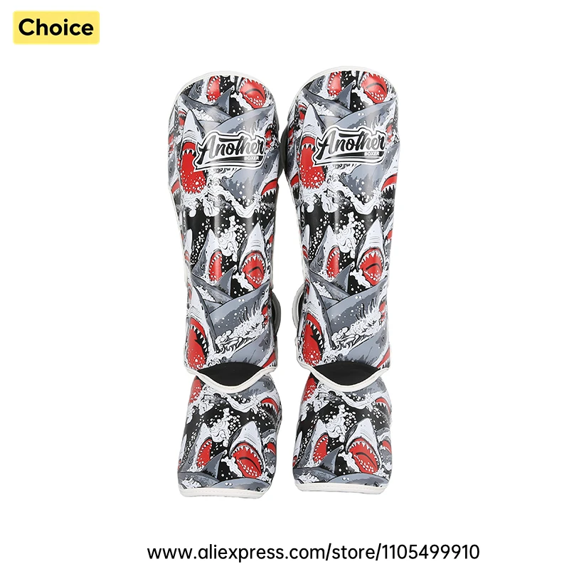 Kickboxing MMA Shin Guards Muay Thai Shin Guards Men Women Kids Premium Durable Shinguards with Extended Shin Instep Protection