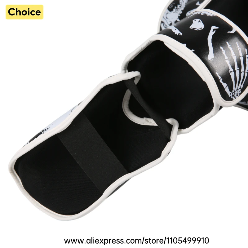 Kickboxing MMA Shin Guards Muay Thai Shin Guards Men Women Kids Premium Durable Shinguards with Extended Shin Instep Protection